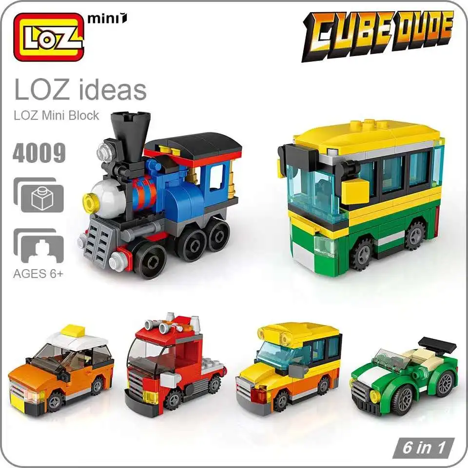 Конструктор LOZ City игрушки мороженое фургон хот дог автомобиль кирпичи детский