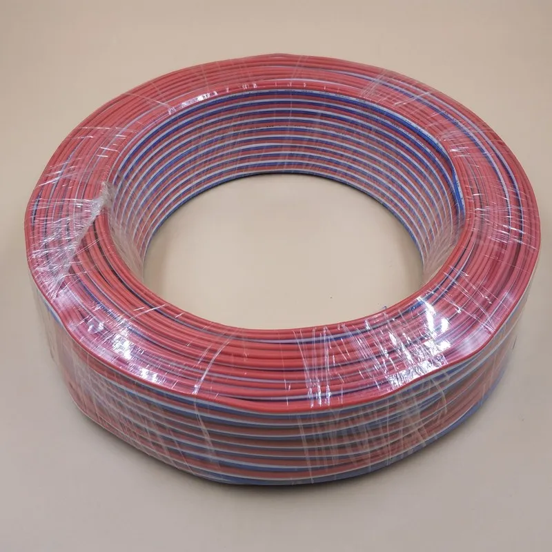 100m/roll 3core BLACK PVC covered flat cable 3*0.75mm² | Лампы и освещение