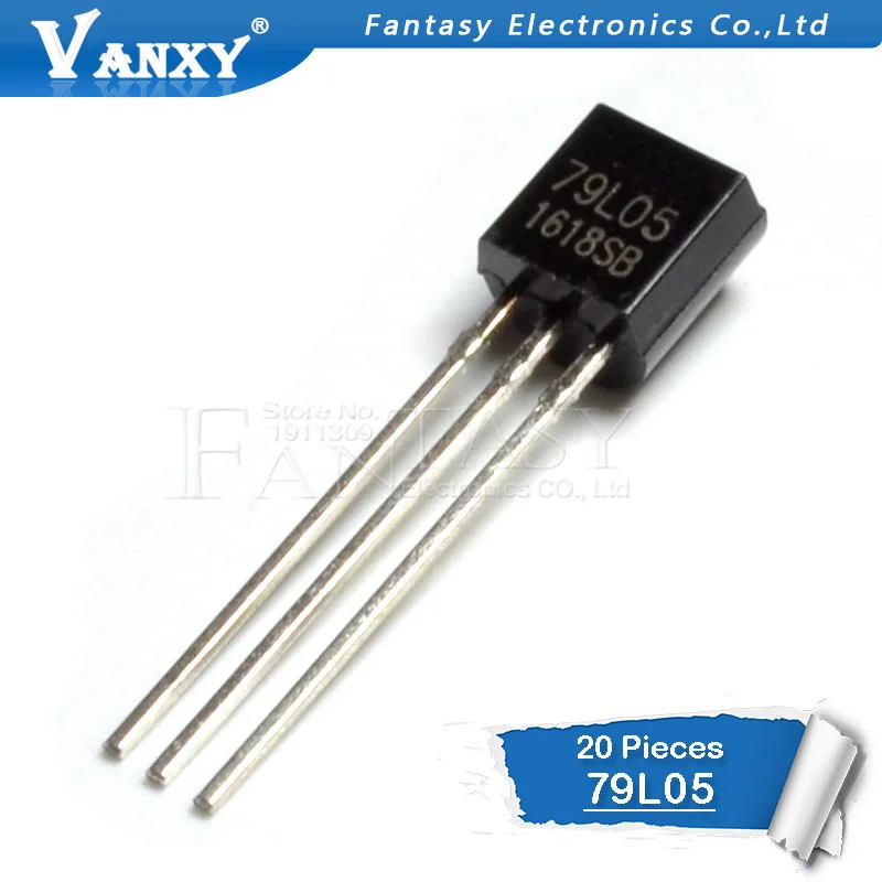 20 шт 79L05 TO92 WS79L05 TO 92 5V 100mA DIP регулятор напряжения|voltage regulator|regulator voltage5v regulator |