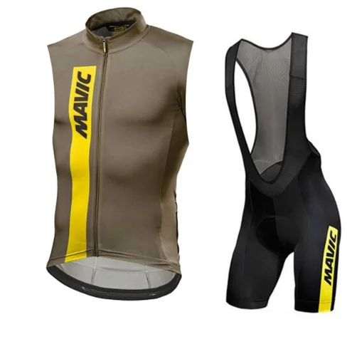 Новый для велоспорта Mavic Джерси мужчин без рукавов дышащий Майо Ropa Ciclismo MTB Sportwear