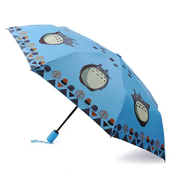 A OUSSIRRO Ghibli Тоторо зонт от солнца и дождя зонтик женский Plegable Sombrillas Paraguas Guarda Chuva Totoro Parapluie - Цвет: A