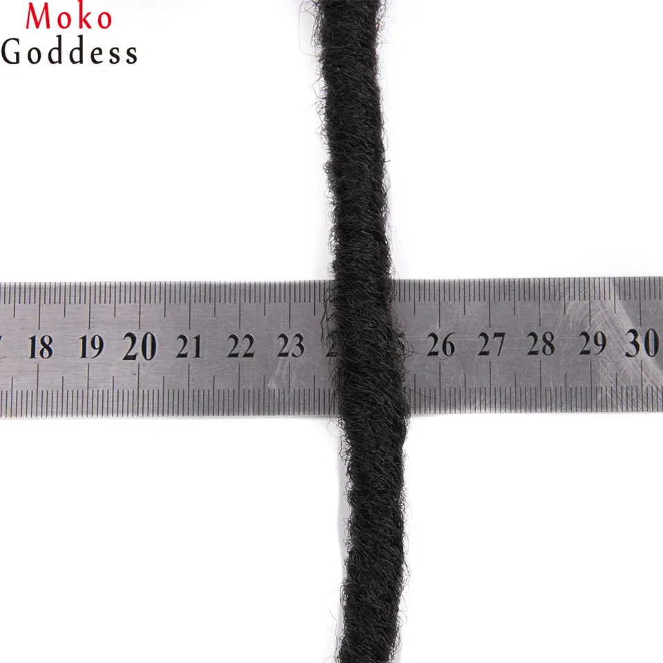 Mokogoddess, 18 дюймов, вязаные дреды, синтетические волосы для наращивания, богиня, искусственные локоны в стиле Crochet hair