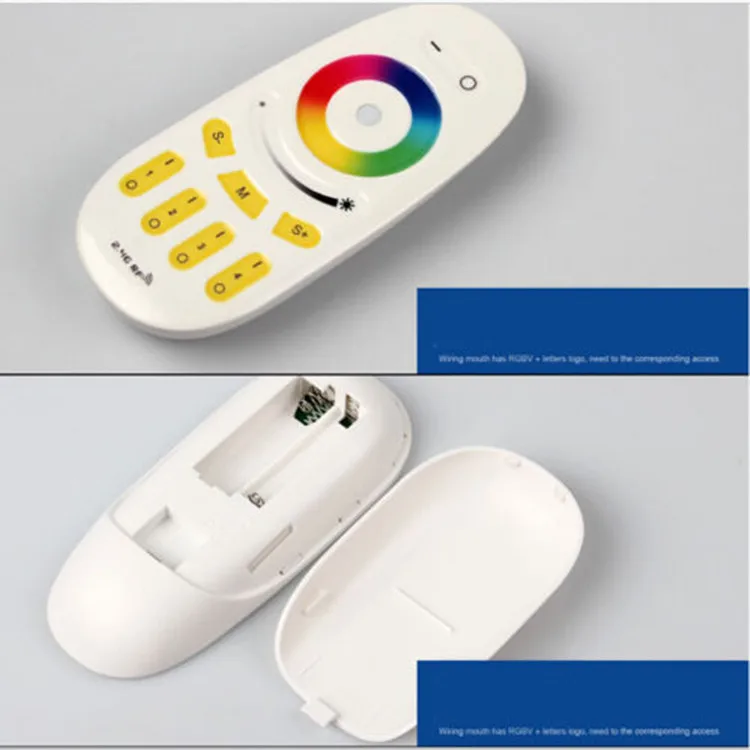 Беспроводной Радиочастотный пульт дистанционного управления 2 4G и 4 зонный RGB