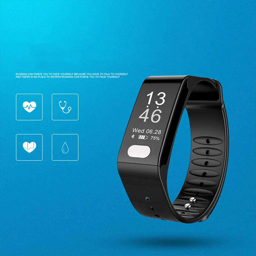 TLWT6 0 96 &quotцветной экран Smartband ECG монитор сердечного ритма Удаленная камера