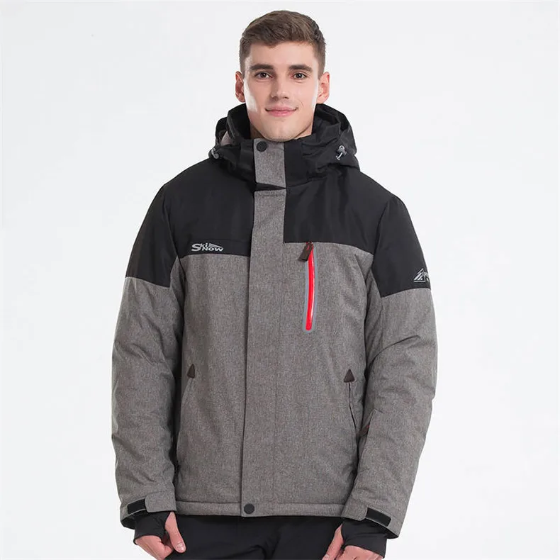 jacket Мужская зимняя теплая куртка, зимняя одежда, водонепроницаемая ветрозащитная куртка для снега, Мужская зимняя одежда, лыжная куртка, мужское пальто - Цвет: jacket