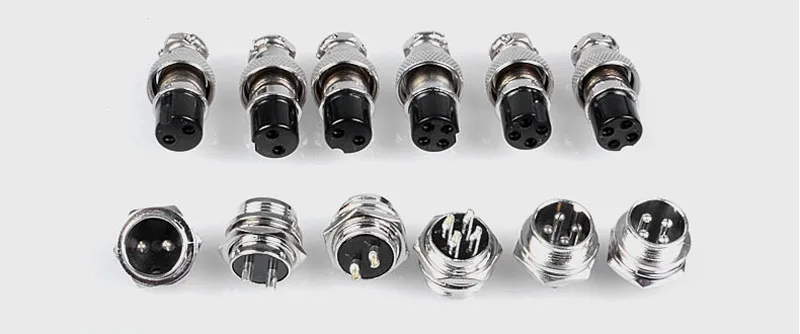 9 контактный высококачественный штекер и гнездо 16 миллиметрового кабеля GX16 1 шт.