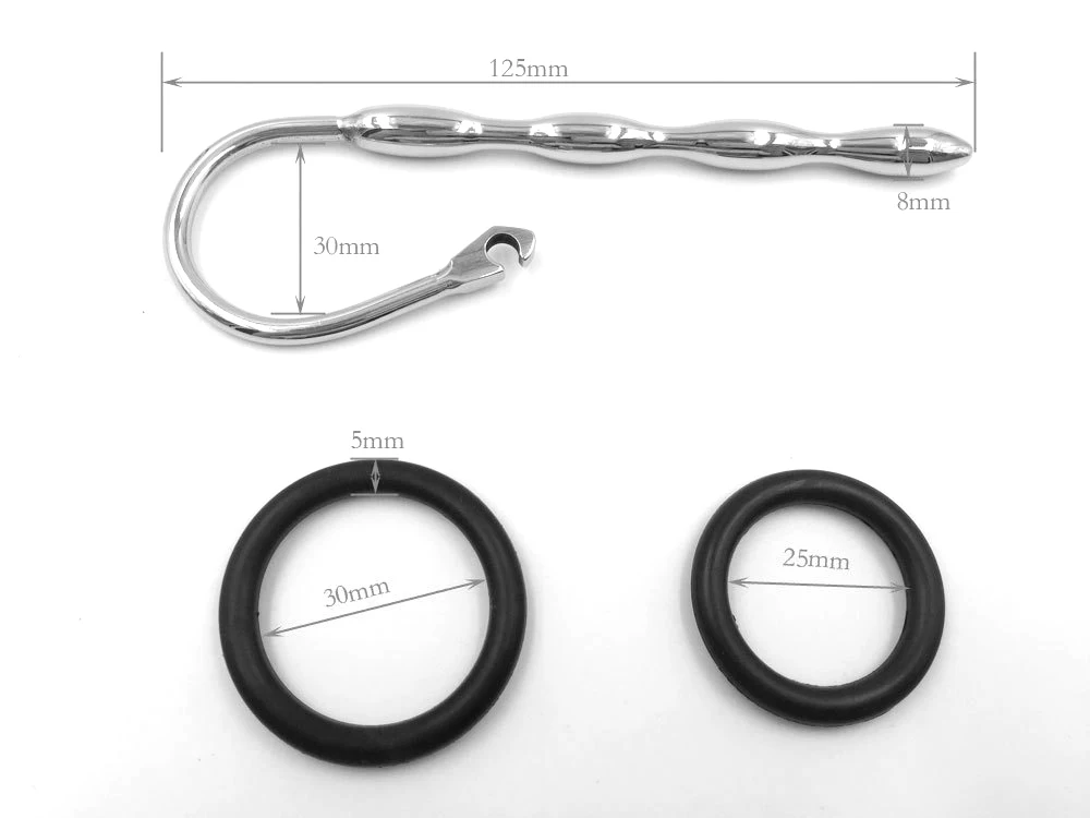 Уретральная пробка из нержавеющей стали жезл принца для пениса растягивающиеся