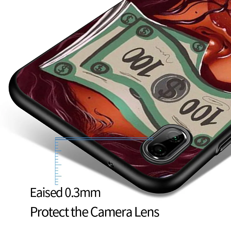 Модный черный чехол для девочек iPhone 11 Pro XS Max, чехол для телефона, чехол для iPhone XS XR 6 7 8 Plus чехол для iPhone 5 5S SE 6S