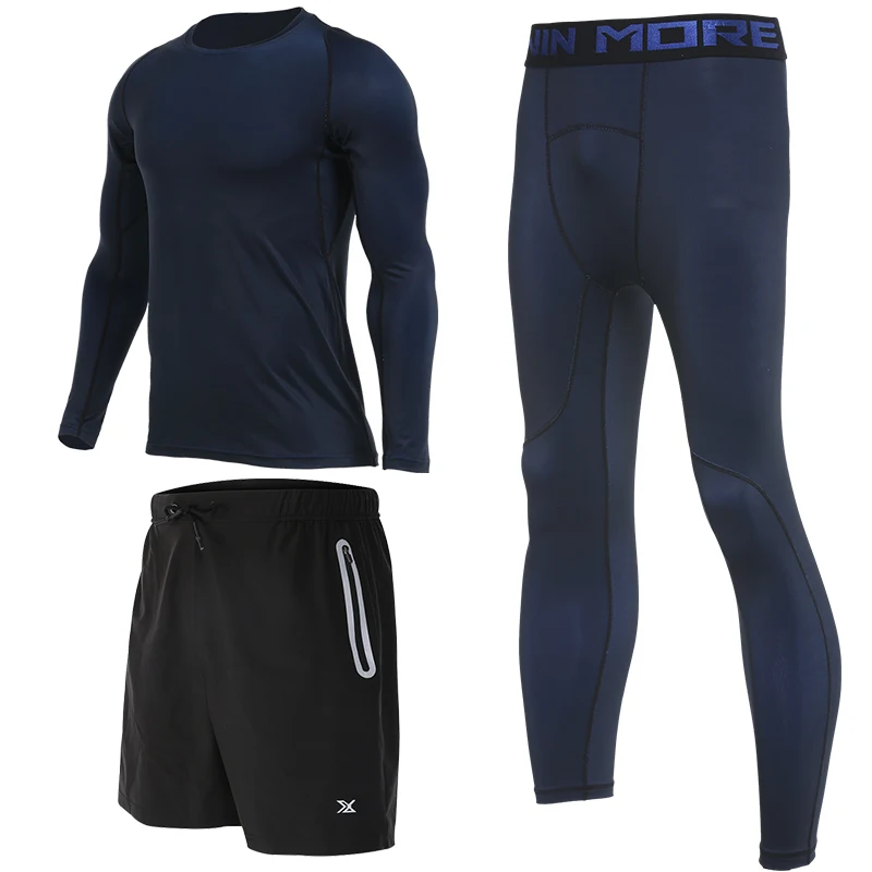 Мужские занятия в тренажёрном зале Бег Фитнес Спортивная Атлетическая одежда