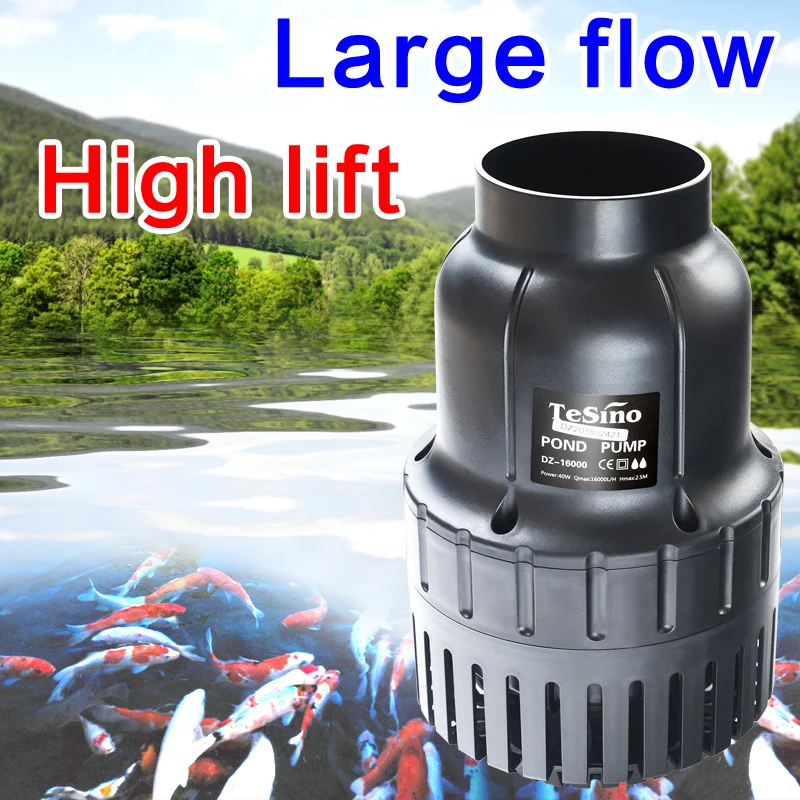 DZ series large flow fishpond pump Power-saving filter circulating wat for outdoor fish pond Fish submersible |