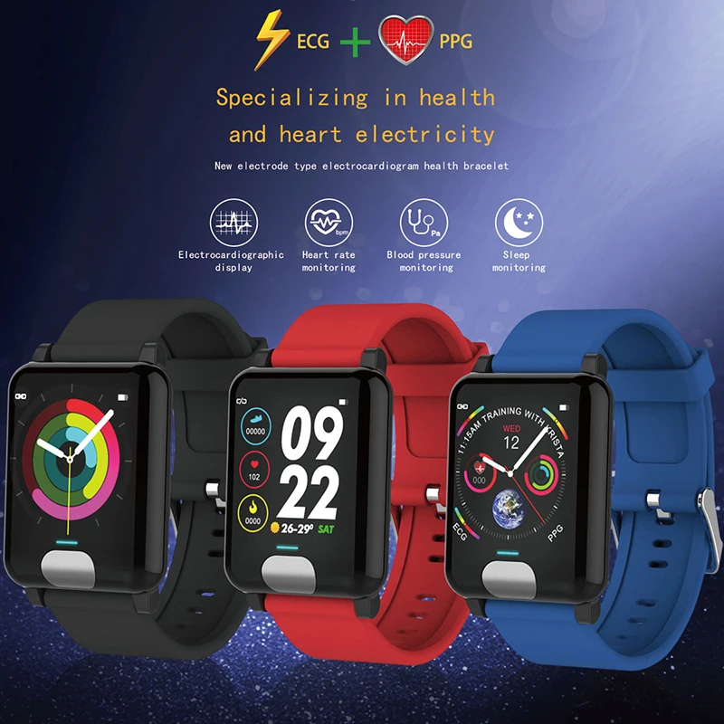 ЭКГ смарт-браслет Смарт-браслет шагомер часы браслет для занятий спортом