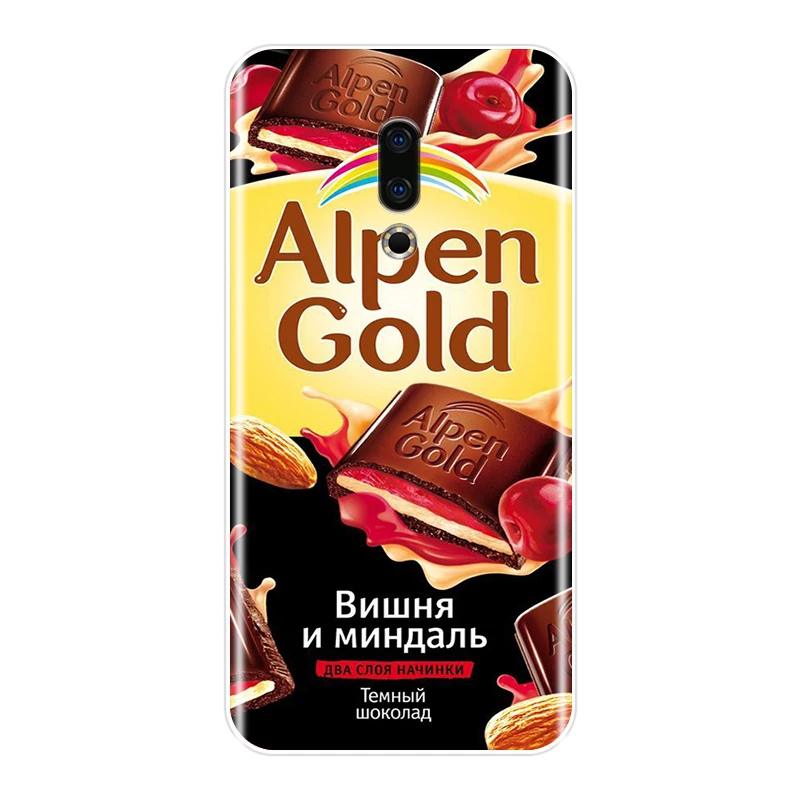 Funny Chocolate Russian Soft Back Cover For Meizu 15 Lite 16 Plus 16th 16x Phone Case Silicone Pro 6 7 U10 U20 | Мобильные телефоны