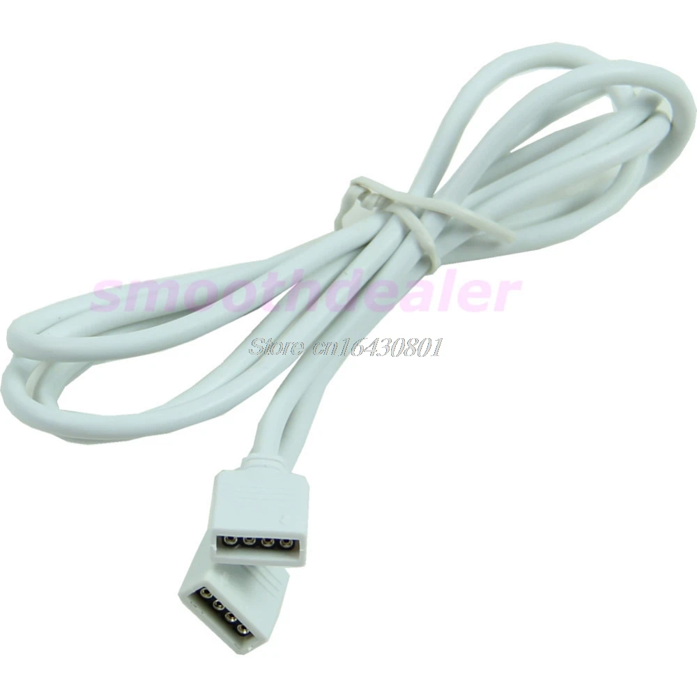 1 м 4 контактный Удлинительный кабель провод для SMD 5050 3528 RGB светодиодный ленточный