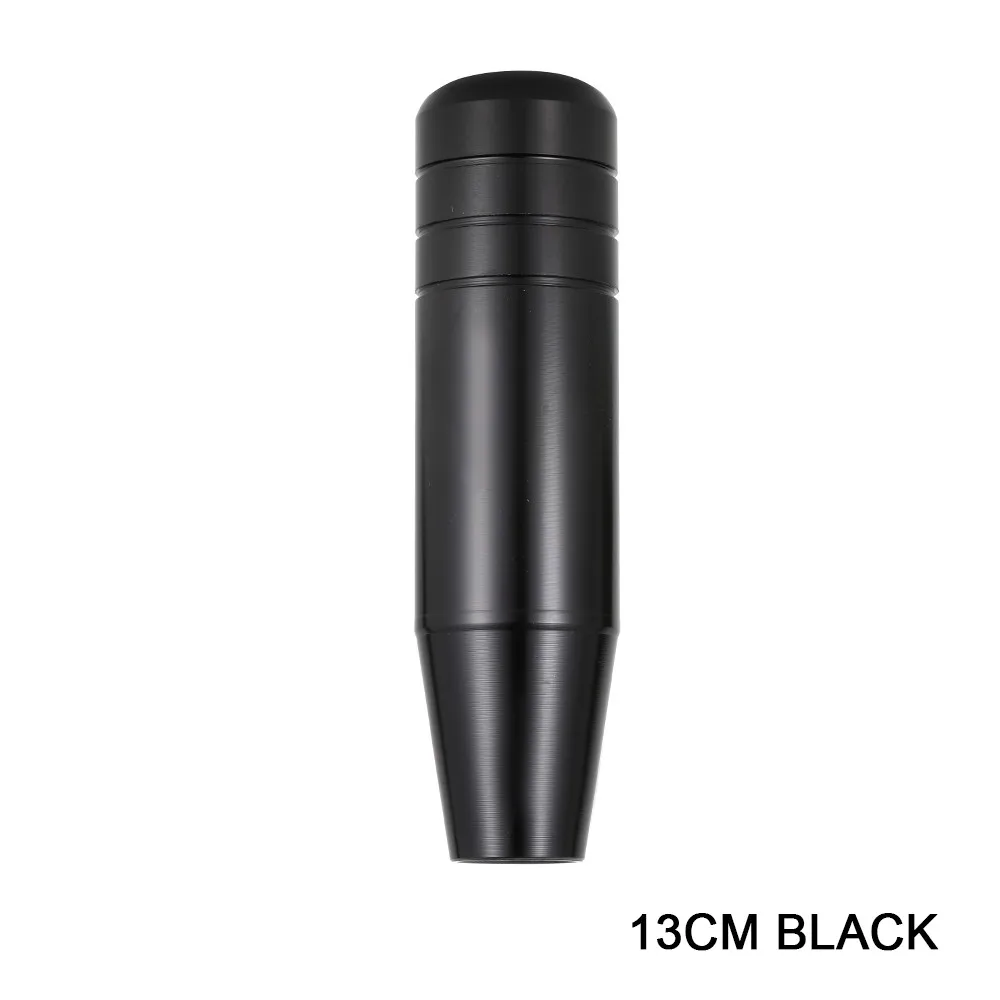 13CM BLACK R-EP универсальная алюминиевая ручка переключения передач 13 см 18 см жареная синяя гоночная ручка переключения передач для большинства автомобилей - Название цвета: 13CM BLACK