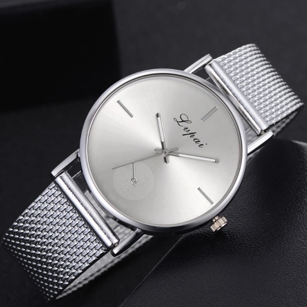 Часы наручные женские кварцевые брендовые Роскошные деловые модные с сетчатым
