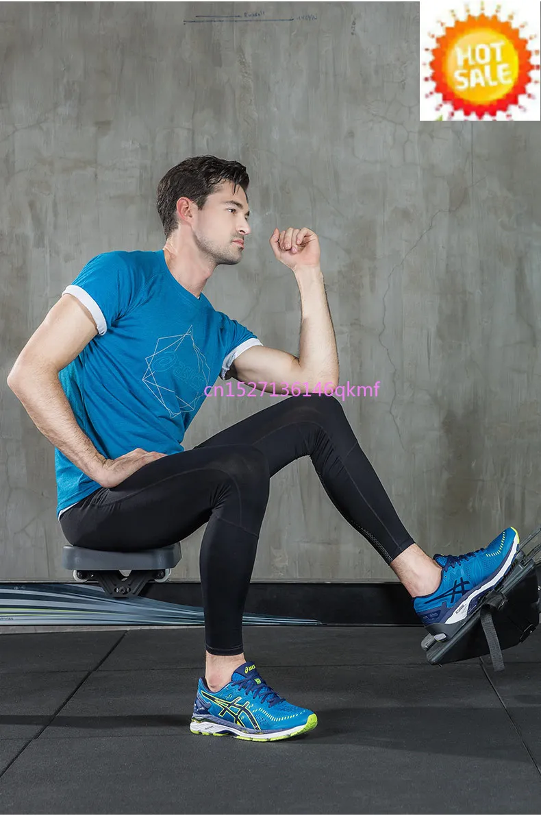 Подлинный ASICS GEL-KAYANO 23 стабильный светильник кроссовки полумарафон Мужская обувь Нескользящая дышащая низкая распродажа