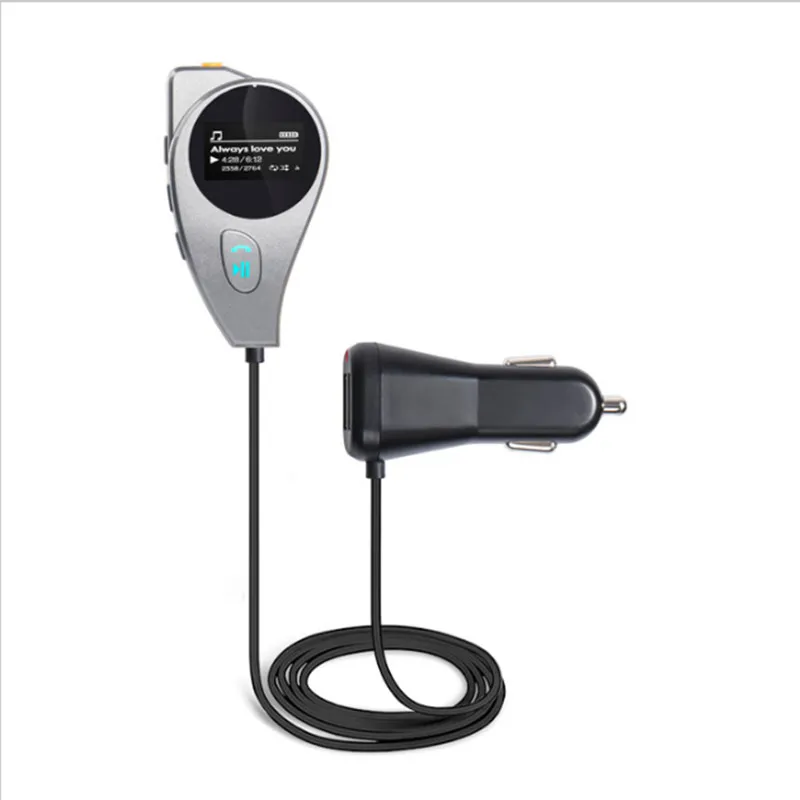 Беспроводной автомобильный Bluetooth комплект fm передатчик mp3 плеер 2.1A USB