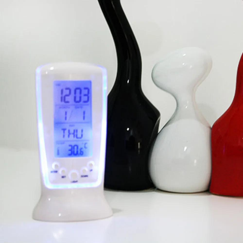 Brand new LED Digital Home Alarm Clock Multi Functional Calendar Thermometer Display with Backlight |