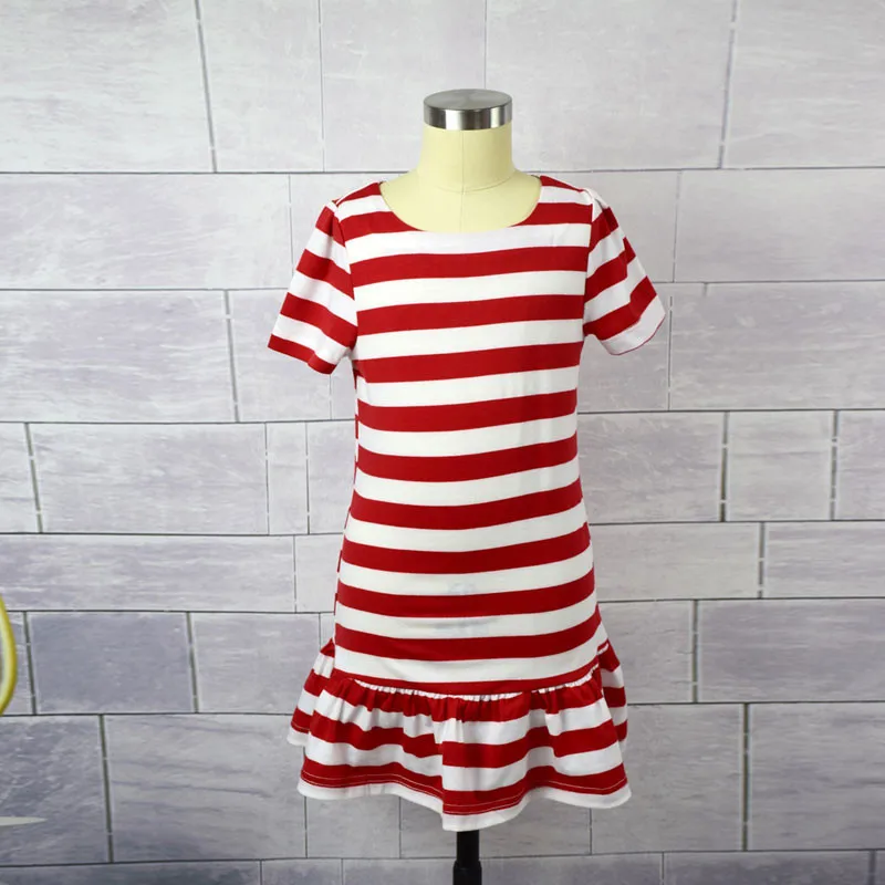 

Mom And Daughter Dress Striped Short Sleeve Mini Dresses For Mommy And Me Summer Beach Dress Mother Daughter Dresses Family Look