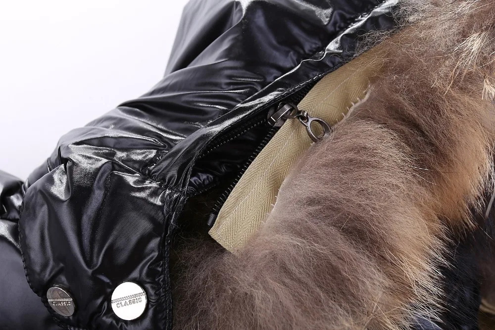 Детский водонепроницаемый костюм на белом утином пуху для мальчиков и девочек