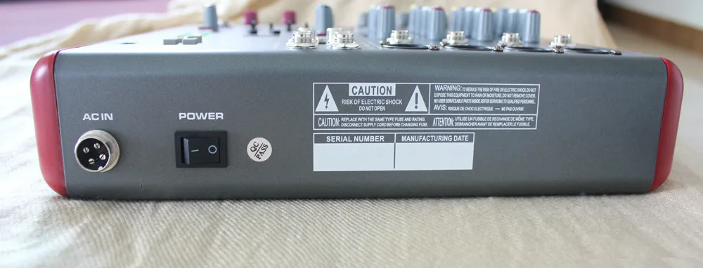 Профессиональный миксер для диджея 4 канала USB монопод 16 DSP 48 В фантомная