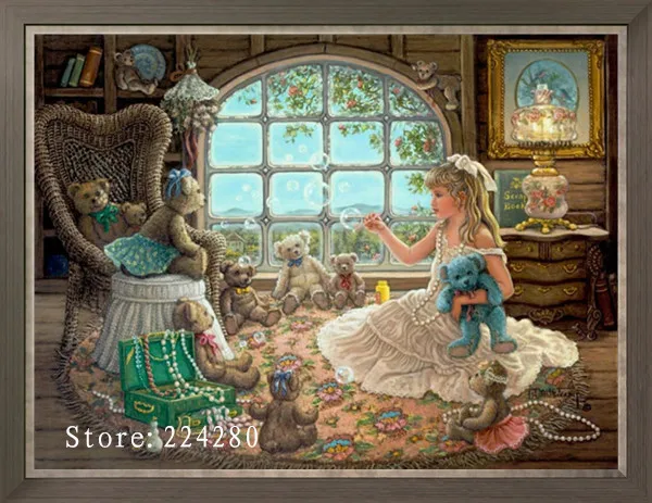 Вышивка для девочек и кукол Детский набор рукоделия 14 каратный детский Набор