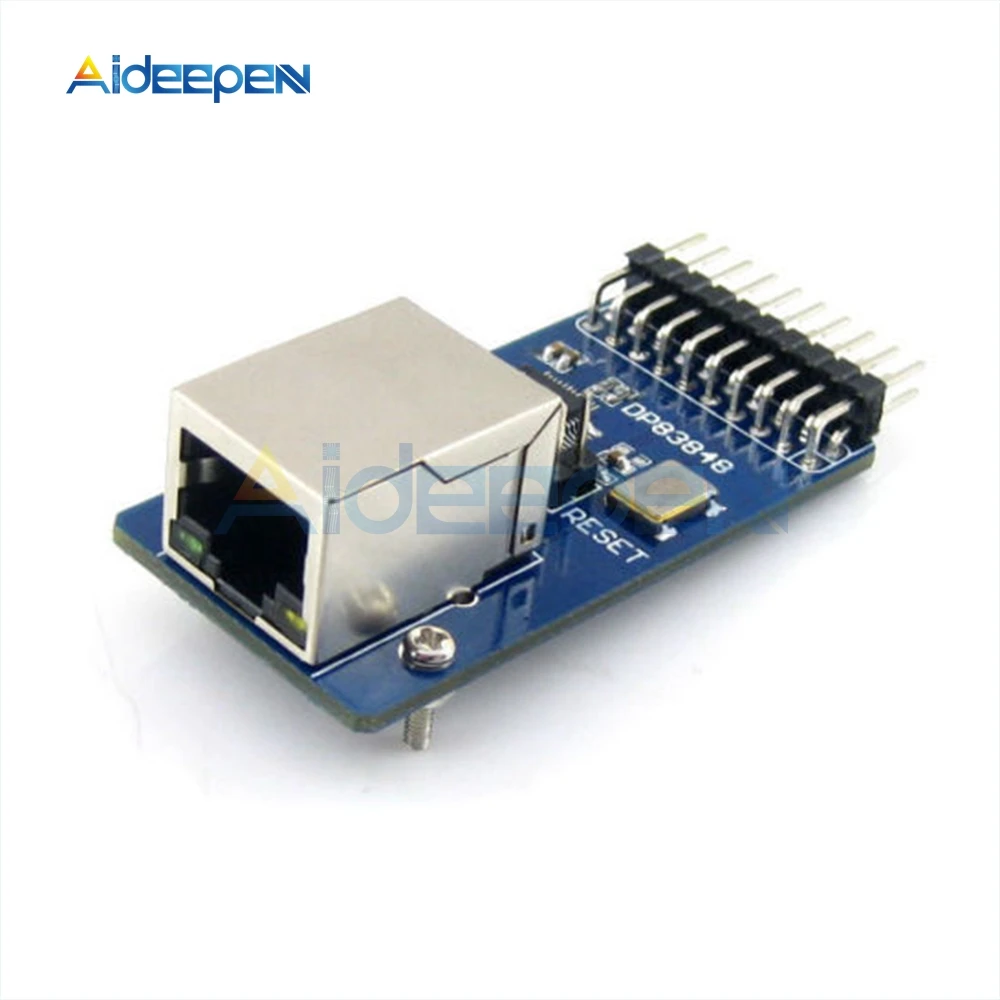 Приемопередатчик DP83848 Ethernet с физическим слоем интерфейсная плата управления RJ45