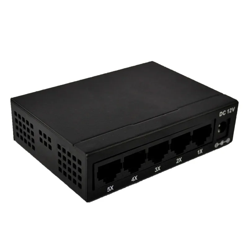 5 Порты 10/100 Мбит/с коммутатор для высокоскоростной сети Ethernet сетевой полный Полудуплекс передачи высокая производительность мини коммутатора Ethernet WiFi модуль Рабочий стол концентратора RJ45