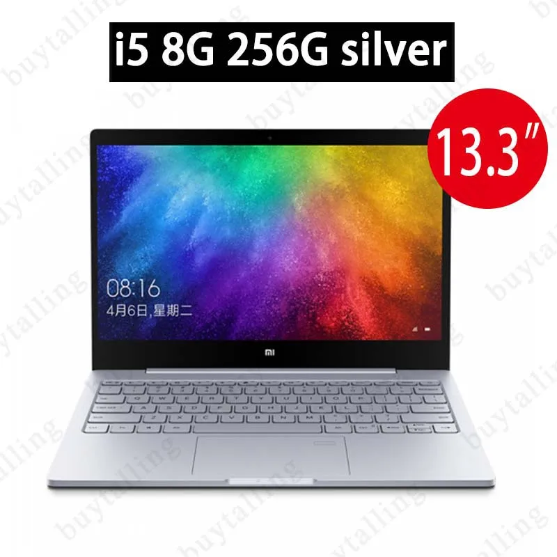 Xiaomi Mi ноутбук Air 13,3 дюймов ультрабук i7-8550U/i5-8250U Intel Core GeForce MX250 отпечатков пальцев ноутбуки Оригинальные windows 10 - Цвет: i5 8G 256G silver MX
