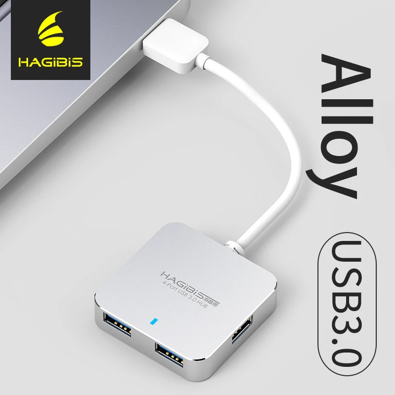 Концентратор Hagibis с 4 внешними портами USB 3 0 сверхскоростной Usb концентратор