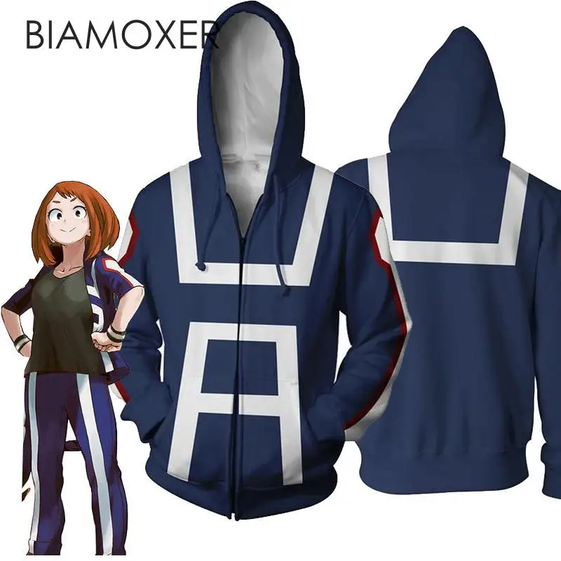 Biamoxer Аниме Boku без мой герой толстовки для мужчин женщин кофты Bakugou Izuku Midoriya весенняя куртка плащ костюм