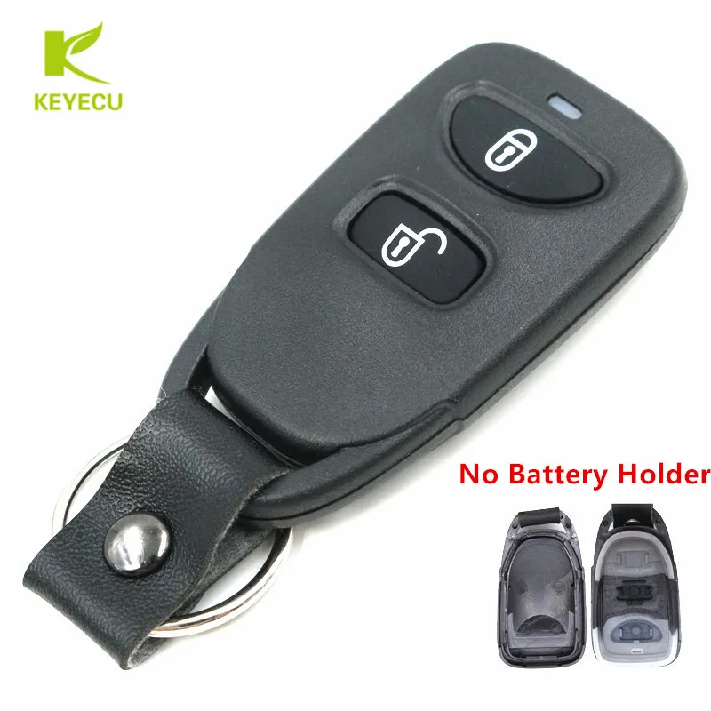 KEYECU запасной корпус автомобильного ключа чехол с 2 кнопками дистанционный ключ