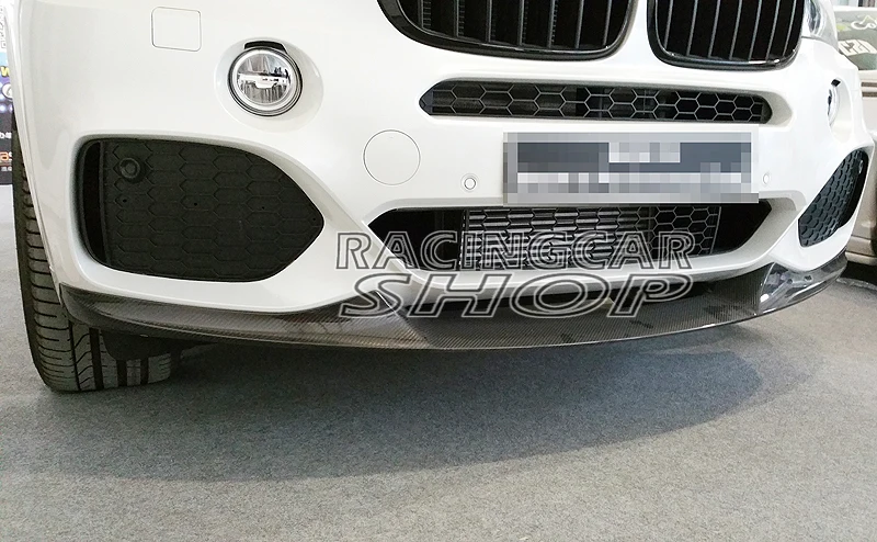 Настоящий углеродное волокно P Стиль передний спойлер для BMW F15 X5 M спортивный
