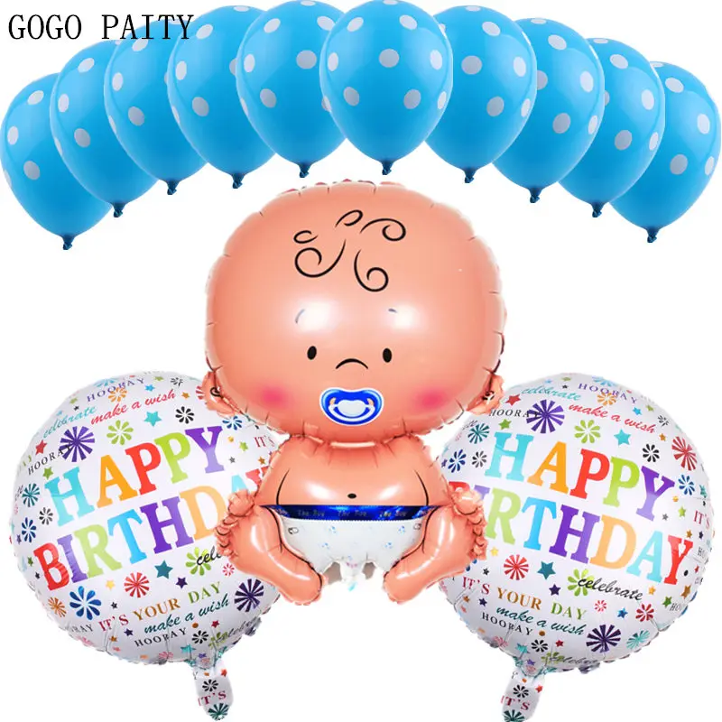 GOGO PAITY Новые 13 шт./лот Детские шары для дня рождения украшения высококачественные