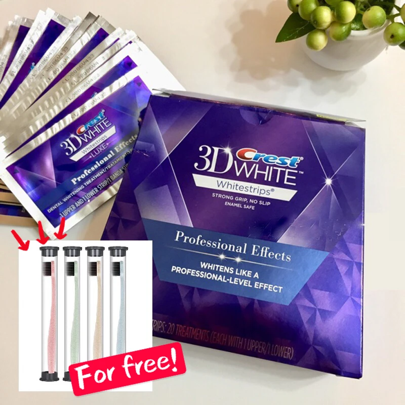 3D Whitestrips Luxe профессиональные эффекты гигиены полости рта Отбеливание зубов Уход