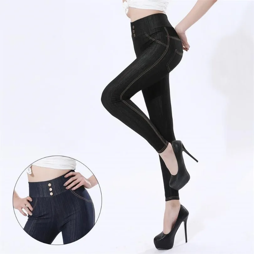 Женские узкие джинсы с высокой талией VISNXGI эластичные брюки карандаш 2021|high waist