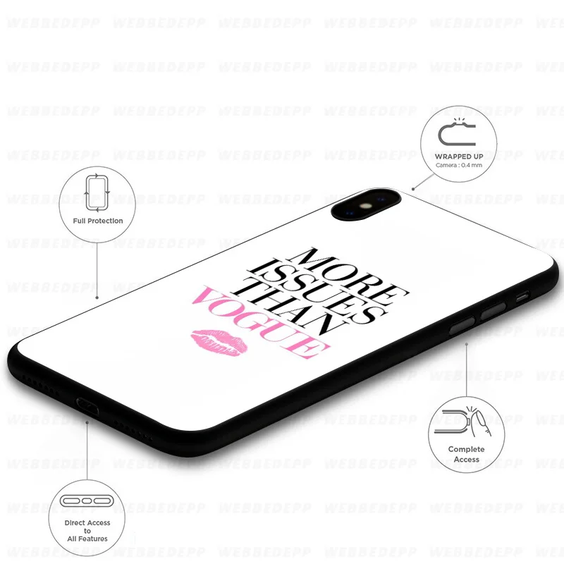 WEBBEDEPP VOGUE Girl Мягкий чехол для Huawei Mate Honor 20 6A 7A 7C 7X 8 9 9X 10 View Lite Pro 30 |