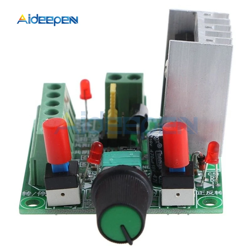 DC 12V Драйвер шагового двигателя контроллер Скорость регулятор 2,5 кГц-68 кГц Генератор импульсных сигналов Модуль 15 V-80 V