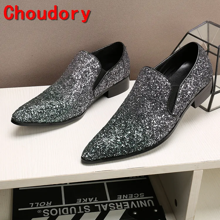 Choudory/мужские кожаные модельные туфли красные свадебные бархатные лоферы тапочки