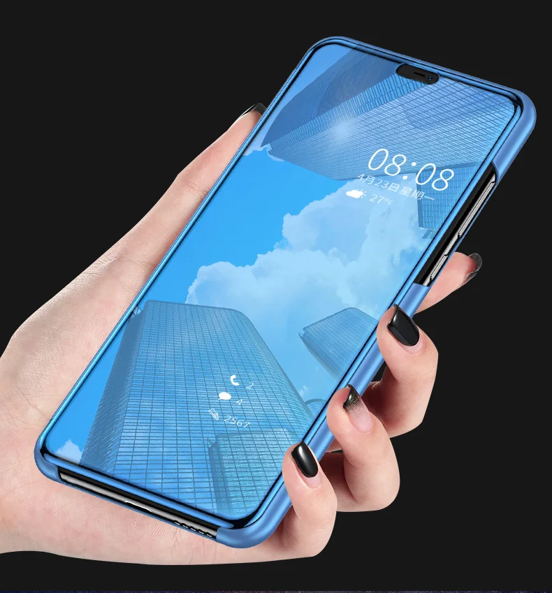 D для huawei Honor Play COR-L29 чехол 6,3 откидная зеркальная подставка чехол для телефона чехол для huawei Honor Play чехол COR L29 защитный чехол