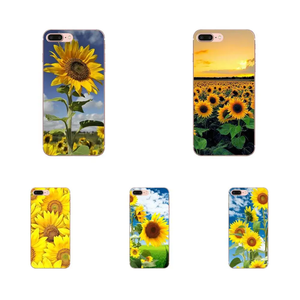 For Xiaomi Redmi Note 2 3 3S 4 4A 4X 5 5A 6 6A Pro Plus Soft TPU Covers Capa Sunflower Flower Newest Super Cute | Мобильные телефоны