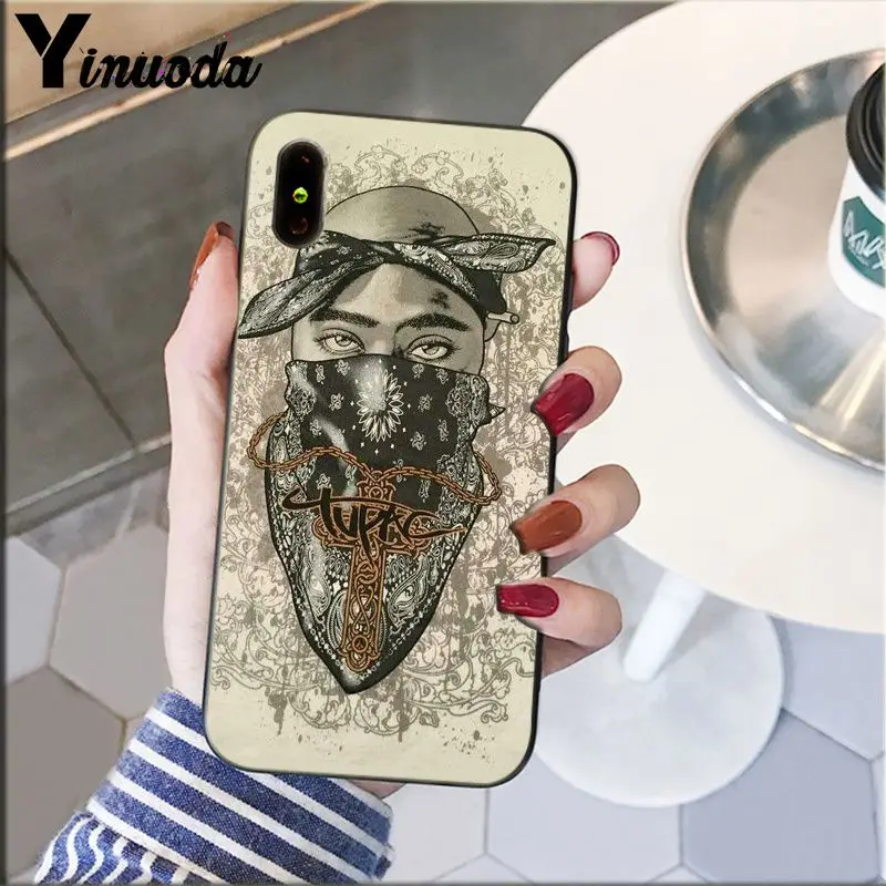Yinuoda 2pac Tupac и Biggie чехол для телефона высокого качества Apple iPhone 8 7 6 6S Plus X XS MAX 5 5S SE XR