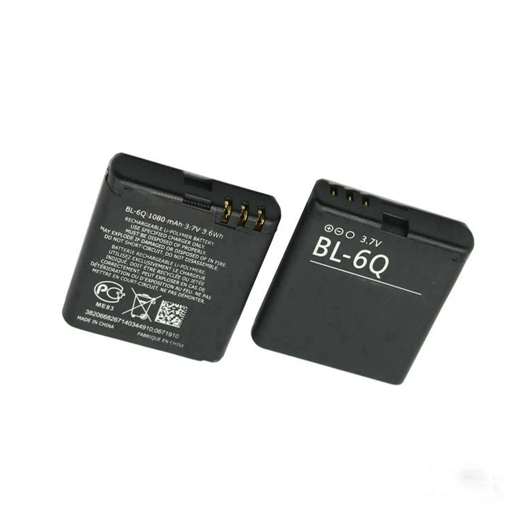 Оригинальный BL 6Q аккумулятор для телефона 1080 мАч Nokia 6700 Classic 7900 6700c|Аккумуляторы