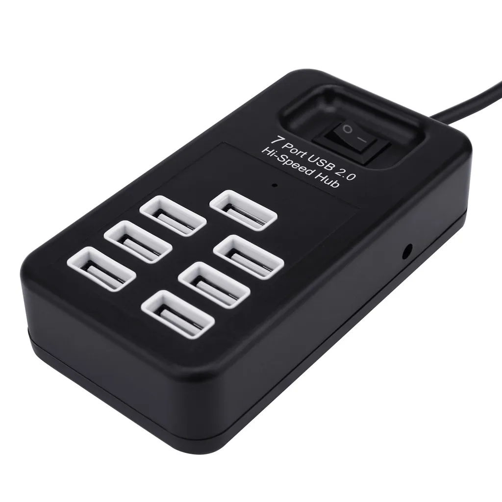 CARPRIE Горячая мульти-порт USB удлинитель концентратор Поддержка 1 ТБ HDD 7 порт USB2.0