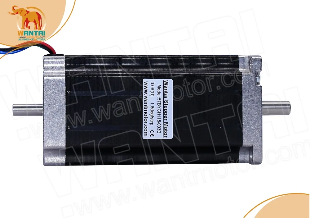 Фото (США и ЕС бесплатно) Nema 23 Wantai Stepper Motor 425oz-in 3.0A 4-осевой ЧПУ гравер резак 3D Reprap Принтер (США и ЕС бесплатно) Nema 23 Wantai Stepper Motor 425oz-in 3.0A 4-осевой ЧПУ гравер резак 3D Reprap Принтер