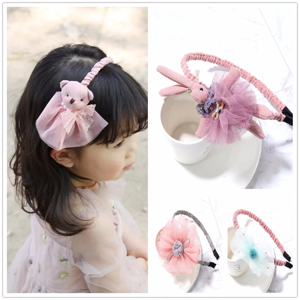 

Boutique kids girl flower headband