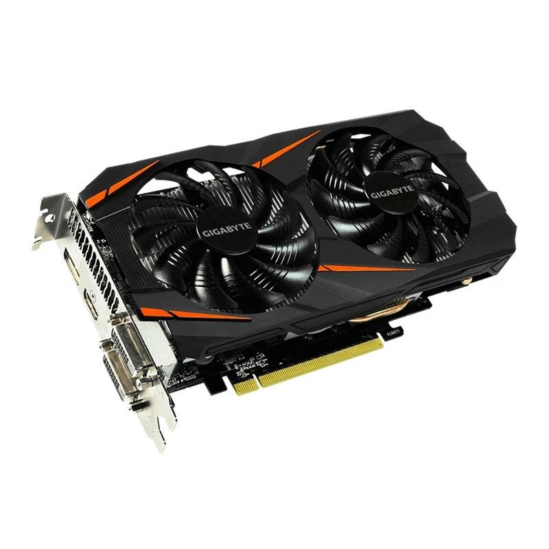 Видеокарты GIGABYTE GTX 1060 6 Гб видеокарта GPU карта для nVIDIA Geforce оригинальная видеокарта GTX1060 6 ГБ 192Bit HDMI PCI-E X16
