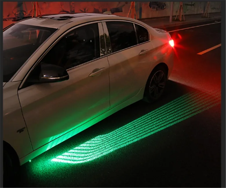 GREEN COLOR Внешний светодиодный Добро пожаловать светильник S Предупреждение двери атмосферного лампа светильник подходит для F10 G30 G38 F30 F32 F34 X1 X5 F01 GT 1 3 5 серии автомобиля - Испускаемый цвет: GREEN COLOR