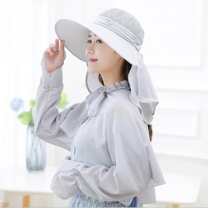 SUOGRY модные летние женские Полые топ с широкими полями шляпа от солнца анти УФ