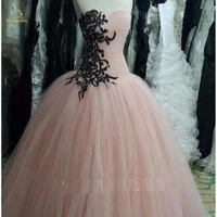 bealegantom pink quinceanera dresses 2019 ball gown crystals lace up vestido de debutante puffy sweet 16 party dress qa1458